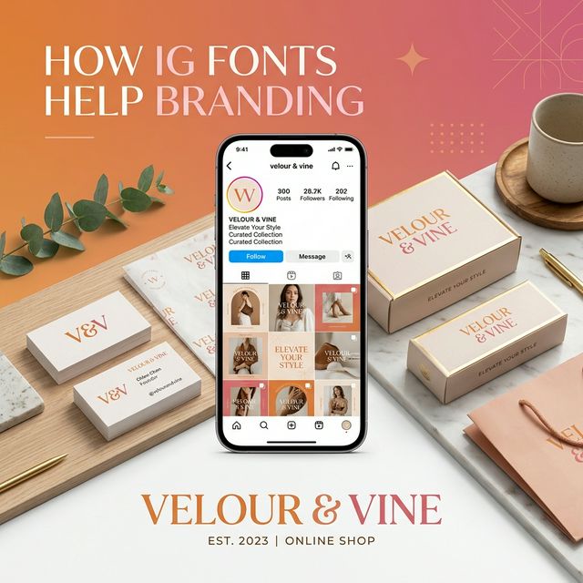 ทำไมฟอนต์ไอจี (IG Fonts) ถึงช่วยสร้างแบรนดิ้งให้ร้านค้าออนไลน์ของคุณได้