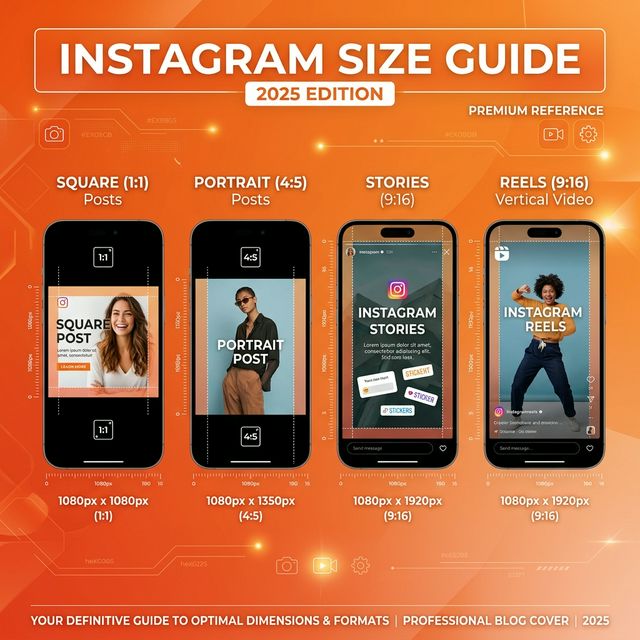 อัปเดตขนาดรูปภาพและวิดีโอ Instagram ฉบับล่าสุด (โพสต์ สตอรี่ Reels)