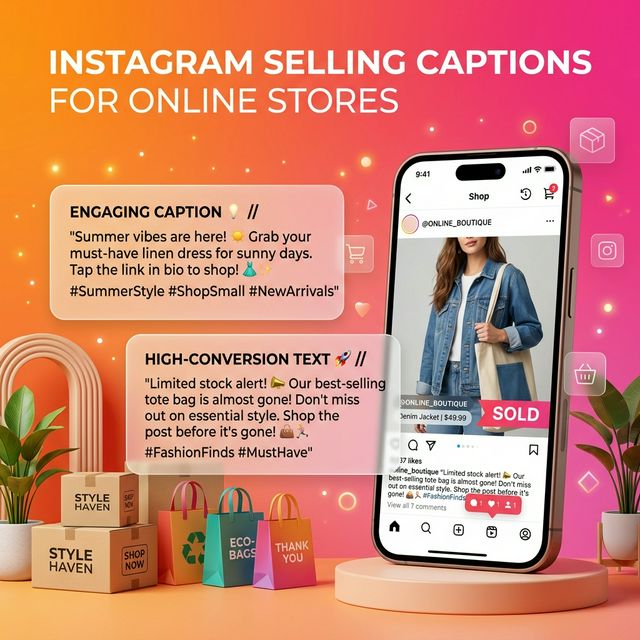 แคปชั่นขายของออนไลน์บน Instagram เขียนยังไงให้ลูกค้าหยุดอ่าน