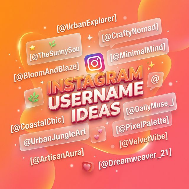 รวมไอเดียตั้งชื่อไอจี (IG Username) ให้เท่ ไม่ซ้ำใคร และจำง่าย