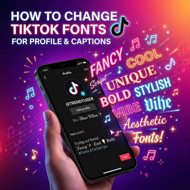 วิธีเปลี่ยนฟอนต์ TikTok ตั้งชื่อโปรไฟล์และแคปชั่นให้โดดเด่นกว่าใคร