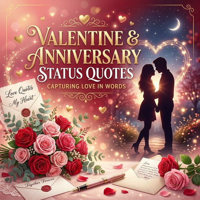 แจกประโยคเด็ดตั้ง Status วาเลนไทน์ และวันครบรอบ สวีทจนเพื่อนอิจฉา